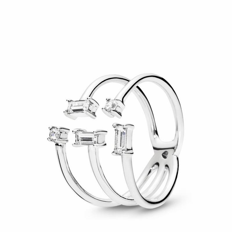 Pandora Shards of Sparkle Stackable Ring Sale NZ, Sterling Silver (603217-UHB)